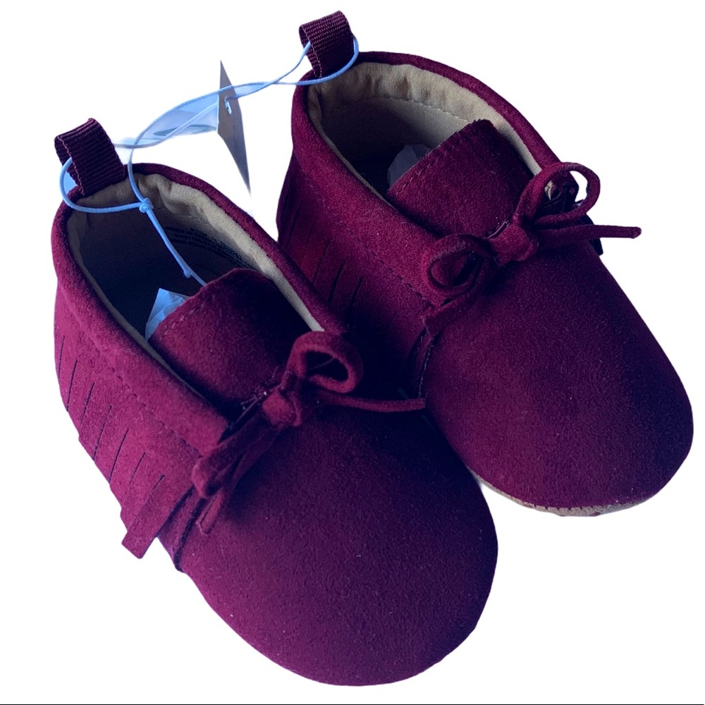 Baby Girl Moccasins 6-12 months NWT